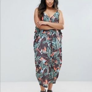 Asos curve tropical cocoon dress